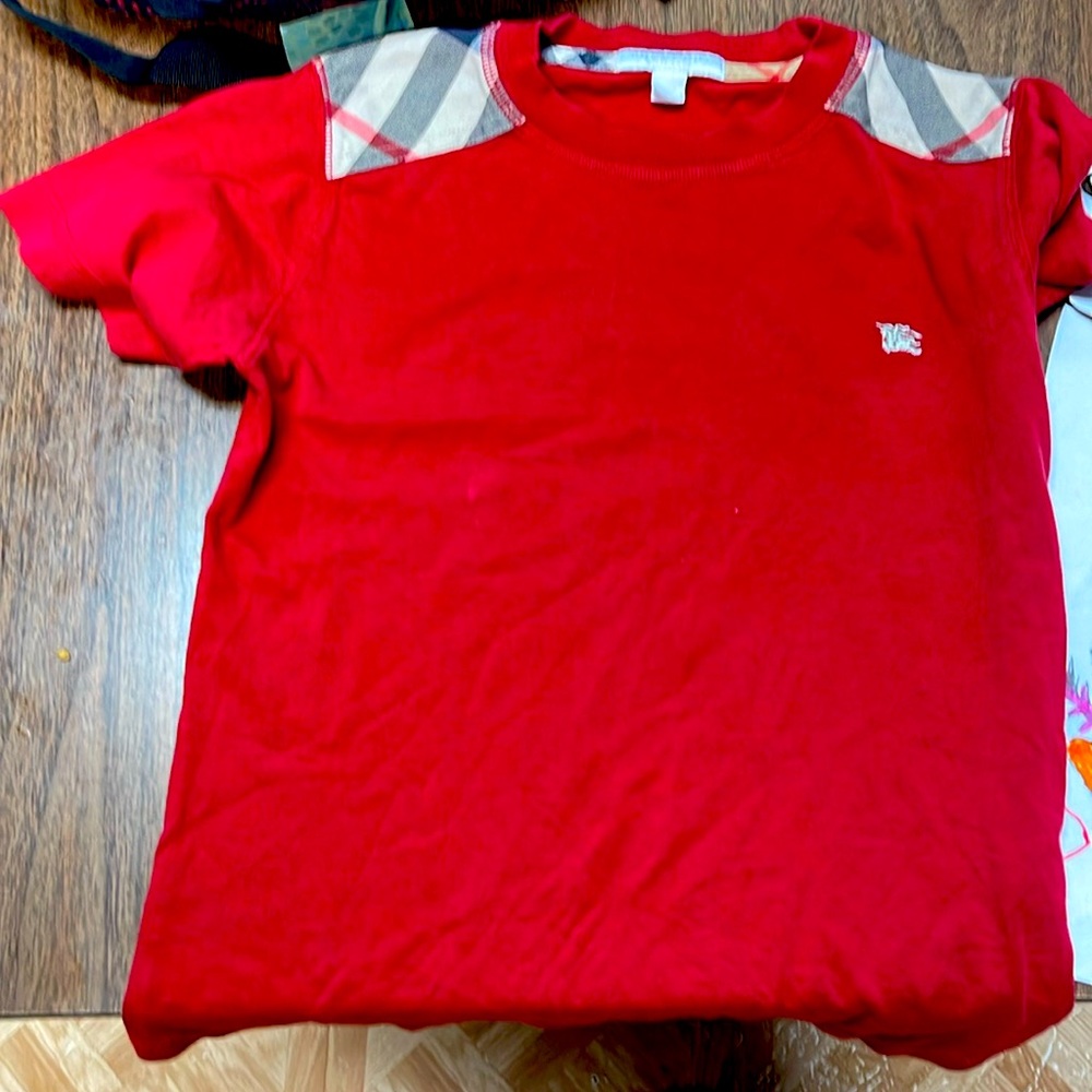 Gently worn Burberry boys TShirt